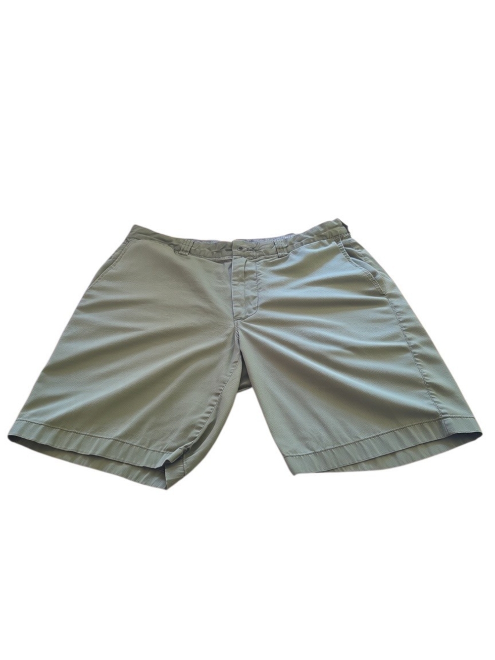 J. Crew Men's Flat Front Shorts in Light Olive